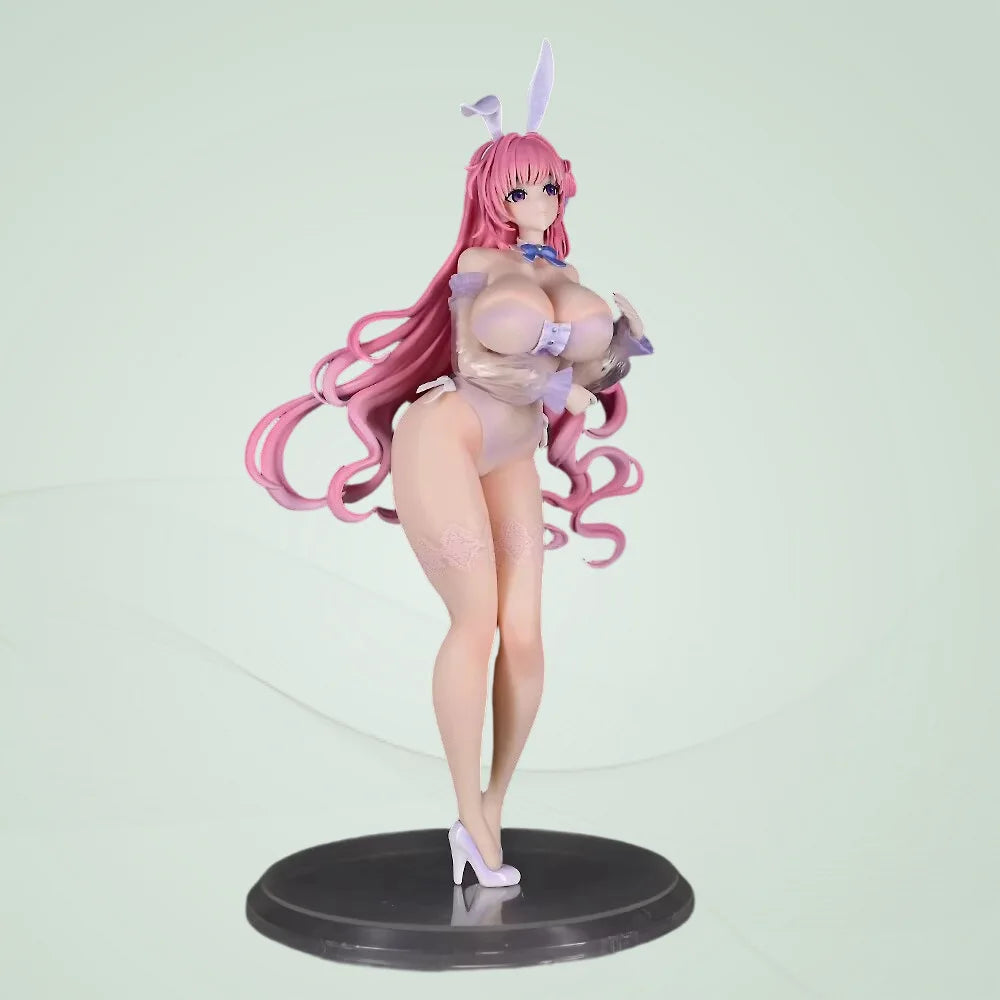 Dorothy Bunny Girl Anime Figur Stehend Spitze Rosa Haar PVC Modell Spiel Peripherie Desktop Dekoration 27Cm Erwachsene Sammler