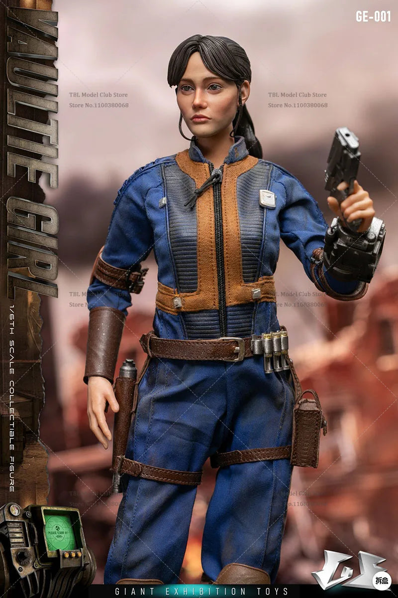 In Stock GIANT EXHIBITION TOYS GE-001 1/6 Scale Collectible Shelter Vaultie Girl 12inch Full Set Female Solider Action Figure