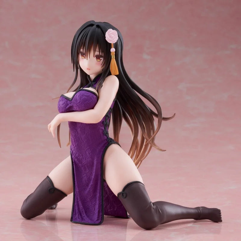 In Stock Taito Original Genuine To Love-Ru Darkness Desktop Cute Figure Kotegawa Yui Chinese Dress Ver. 13cm Model Toy Figures