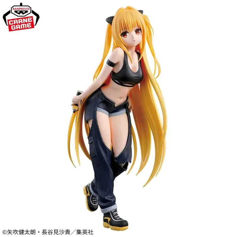 In Stock Original BANPRESTO To Love Ru GLITTER&GLAMOURS Golden Darkness Figure Anime Model Toy WY