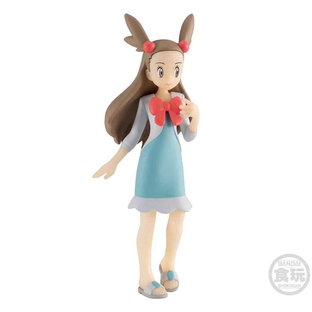BANDAI Pokémon SCALE WORLD Johto Region Jasmine Steelix PVC 75/40MM Anime Action Figures Model Collection Suit Set Toy
