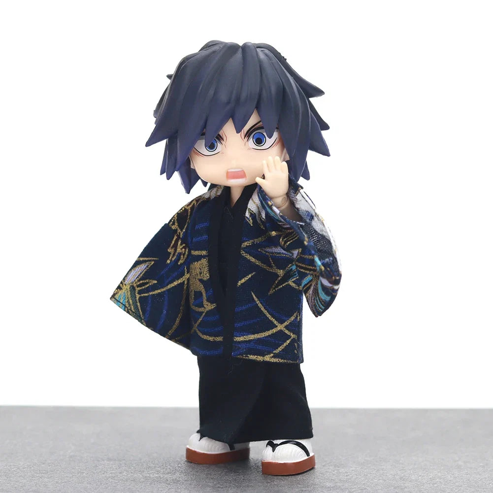 Demon Slayer OB11 Doll Mitsuri Kanroji Muichiro Tokito BJD Movable Joints Anime Figures Complete Full Set Anime Merchandise Toy