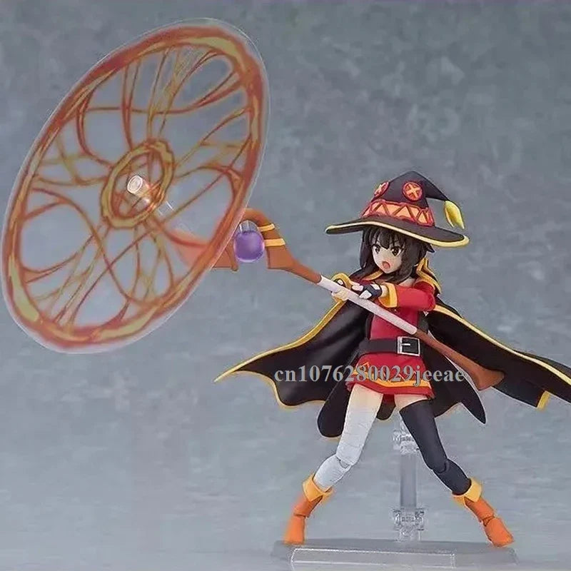 Figma 407 Figure KonoSuba God's Blessing on This Wonderful World Anime Figure Megumin Figures Cute Statue Collectible Model Toys