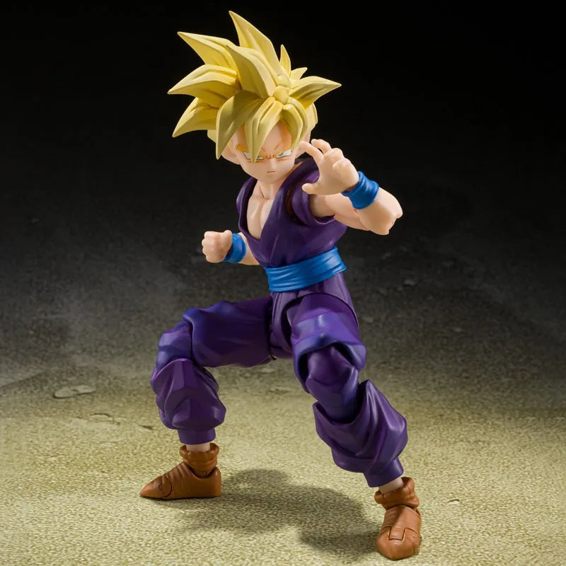 Low price In Stock BANDAI Original Box S.H.Figuarts DRAGON BALL SUPER SAIYAN SON GOHAN SHF Action Figure Model Toy Gift for Kids