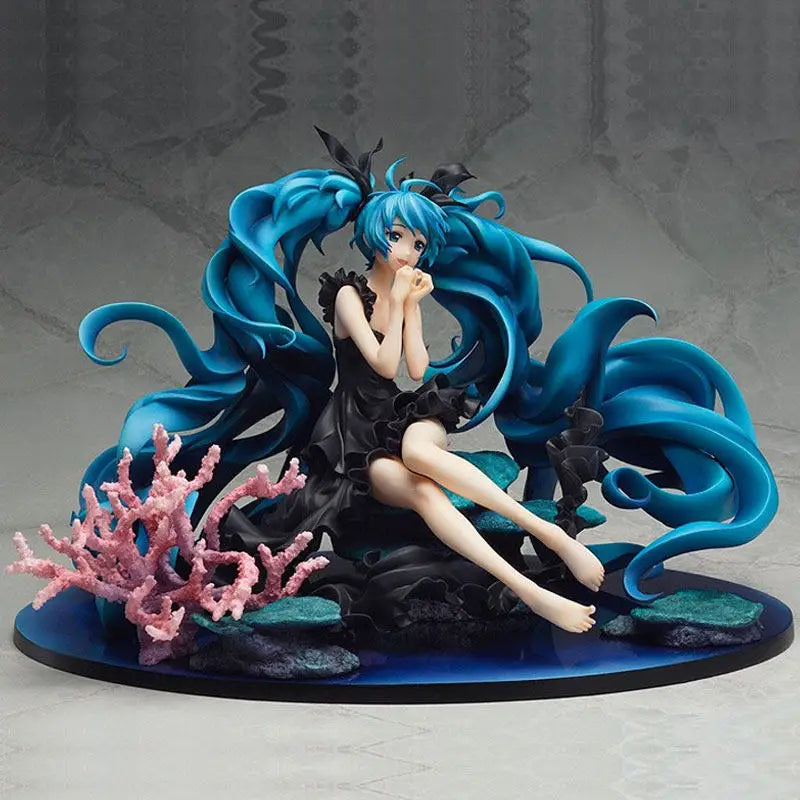 New High Quality 16cm Anime Deep Sea Girl Hatsune Miku Action Figures Decoration Statue Collection Model Doll Toy Fans Gift