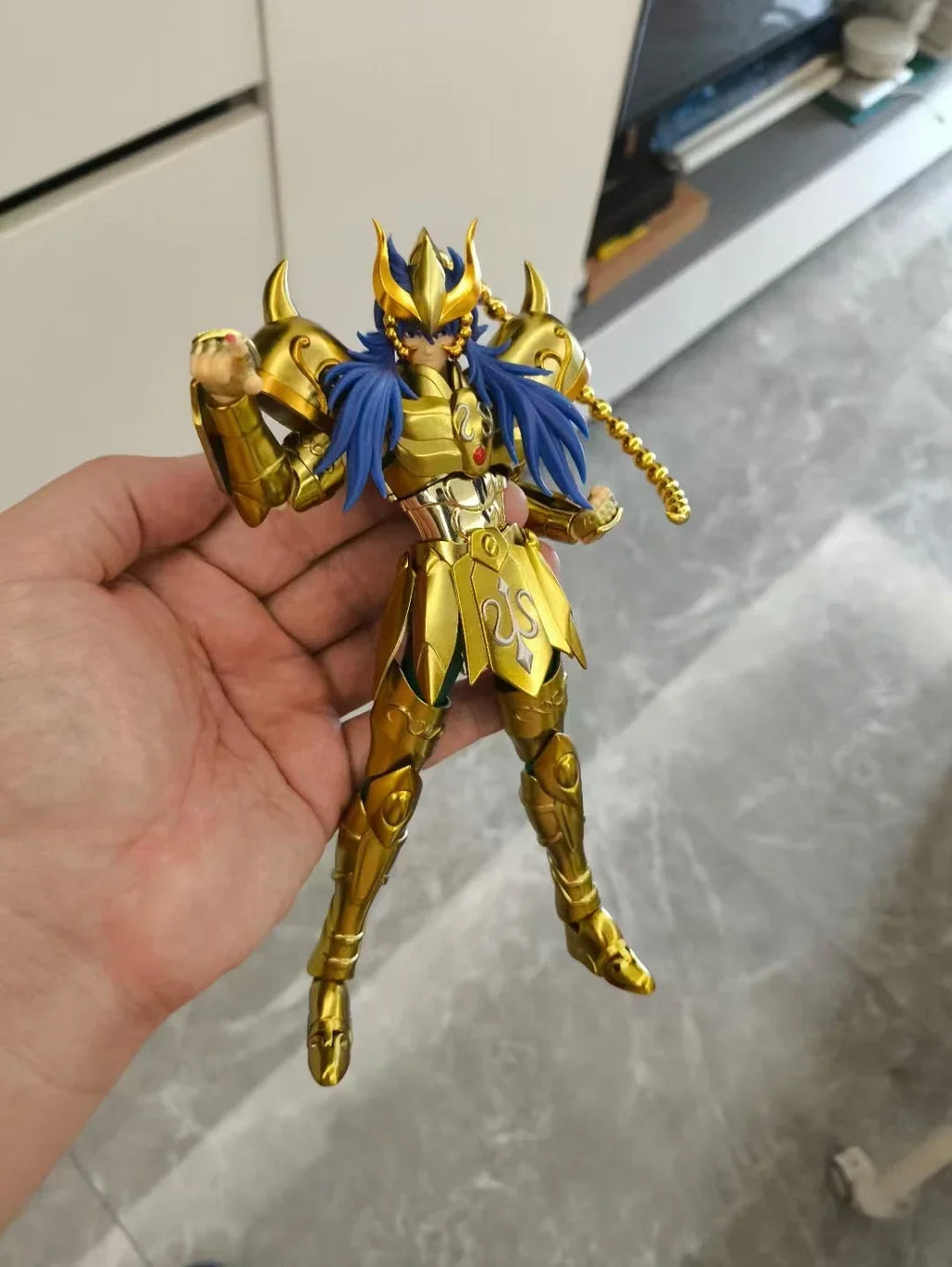 ST Model Saint Seiya Myth Cloth EX Cardia/Kardia Scorpio Gold Lost Canvas/LC Knights of The Zodiac Action Figure in Stock
