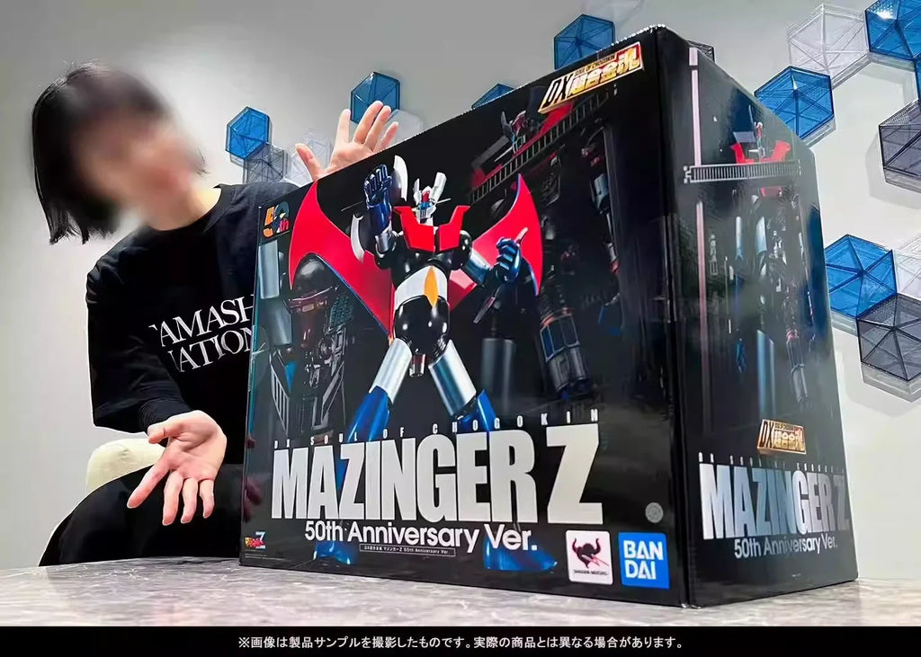 Original DX SOUL OF CHOGOKIN MAZINGER Z 50th Anniversary Ver.  Die Cast Metal Action Figure Model 30cm
