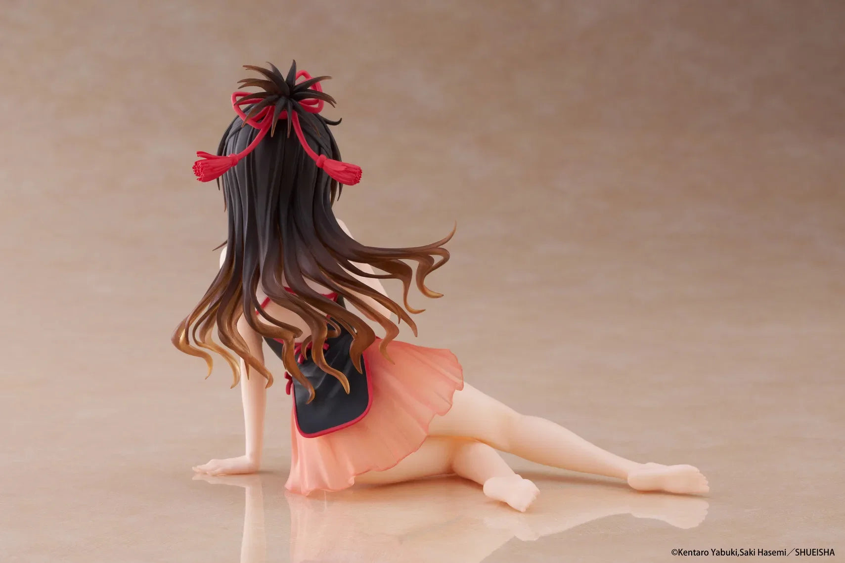 In Stock TAITO Desktop Cute Yuuki Mikan Cheongsam Doll Ornaments Anime Action Figure Toy Gift Model Collection