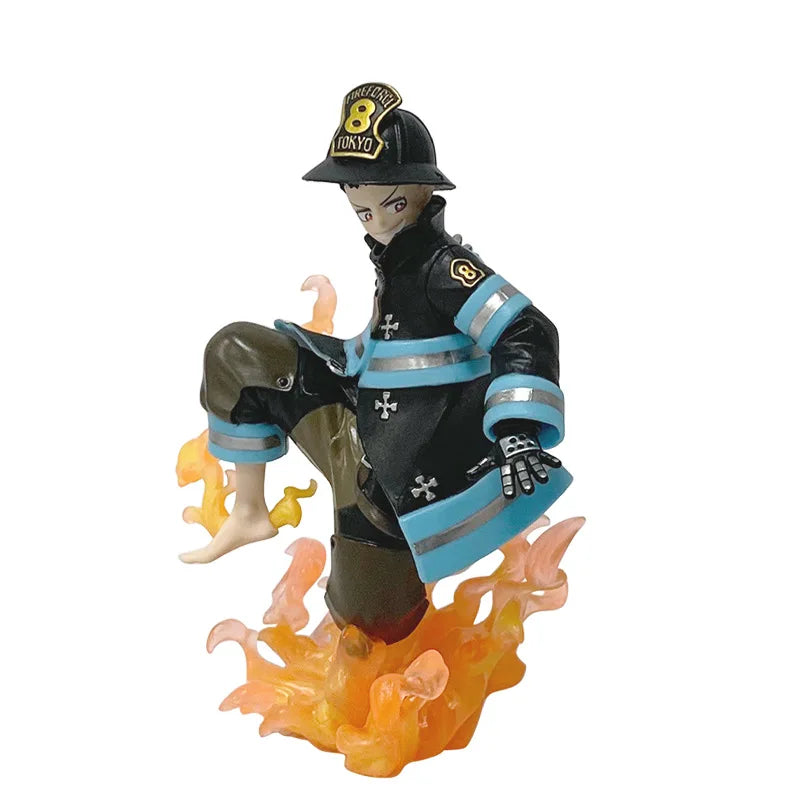 In Stock Original KOTOBUKIYA ARTFX J Fire Force Shinra Kusakabe Anime Finished Model Toy Gift Collection