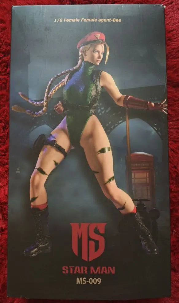 STAR MAN MS-009 1/6 Collectible Muscle Girl Agent Cammy Soldier High Collar Bodysuit Design Movable 12"  Action Figure Toys