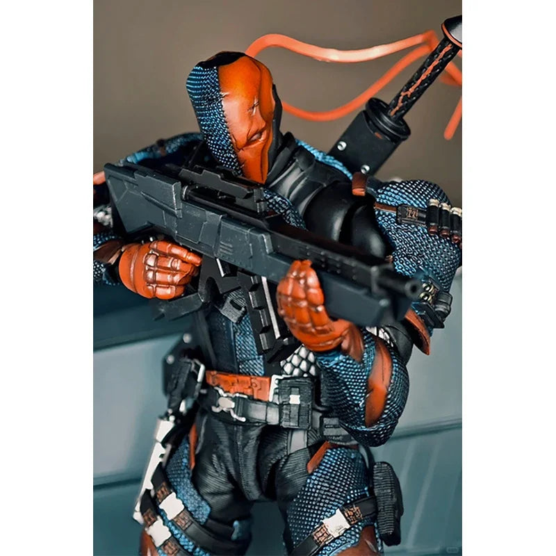 New Original Lpzz Toys Deathstroke Arkham Knight Finished Module 1/12 Scale Dc002 Deathstroke Action Anime Figure Gifts Toy