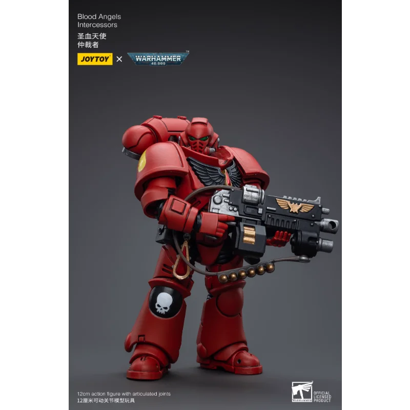 JOYTOY Dark Source Warhammer 40K Holy Blood Angel Arbitrator 1:18 Fully Moveable Soldier Model Play Tricks