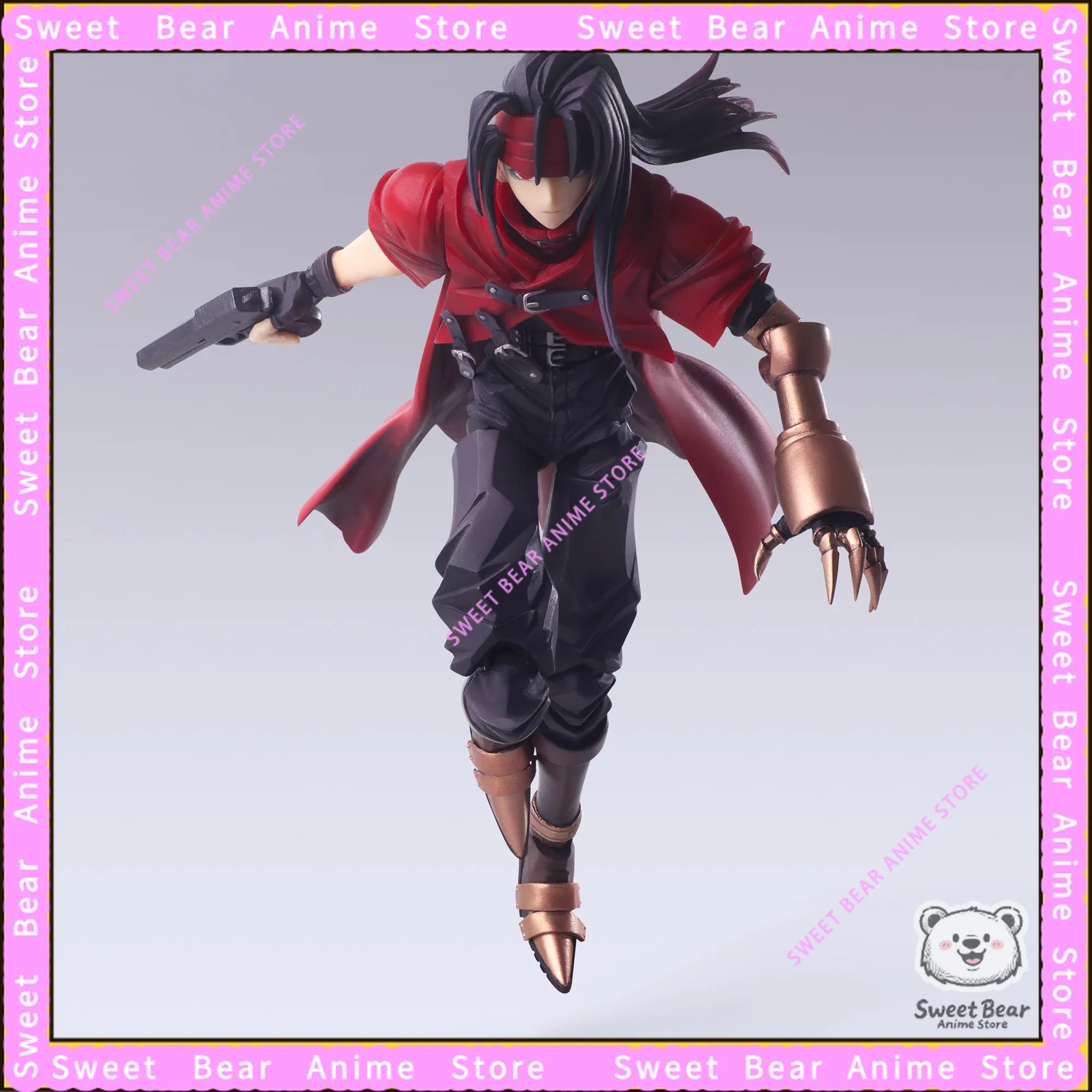 Square Enix Final Fantasy VII BRING ARTS Vincent Valentine Action Figure Anime Model Trendy Toys Desktop Doll Collectibles