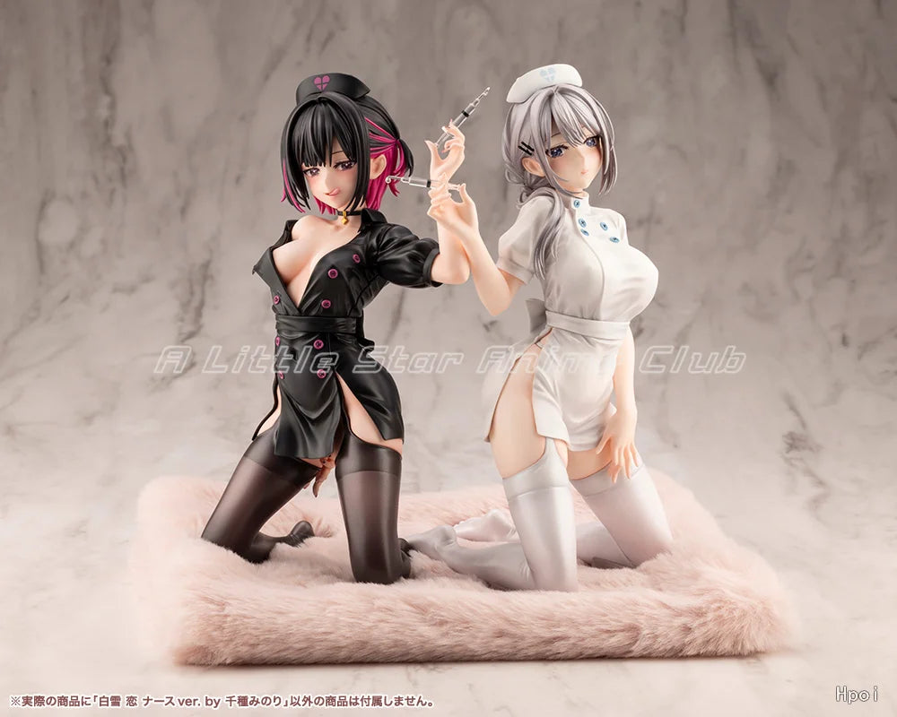 In Stock Original Kotobukiya Saotou Shino/Shirashi Nurse 1/7 Scale Doll Anime Figure Model Collection Toys Gift