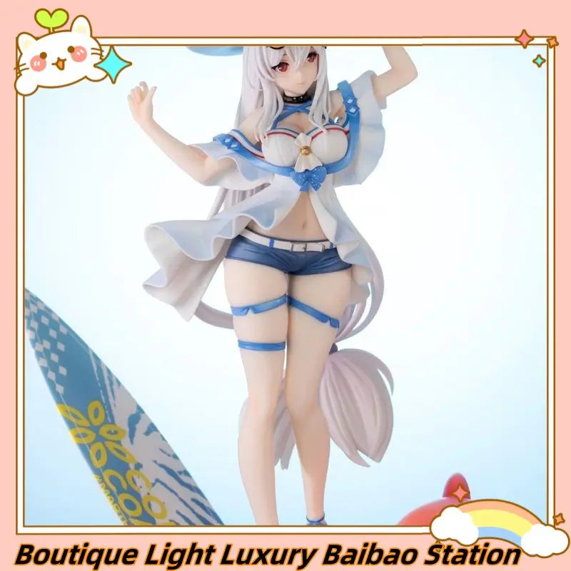 Arknights Skadi Game Character Swimsuit Beach Summer Ver Pvc Anime Figure Collectible Desktop Display Decor Model