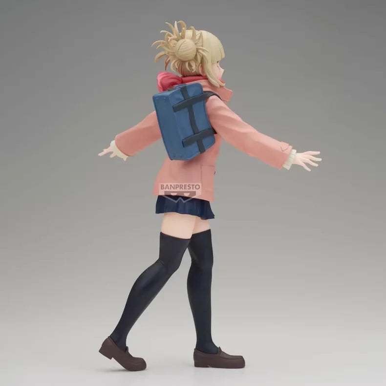 Original BANDAI GLITTER&GLAMOURS HIMIKO TOGA Action Figure My Hero Academia PVC Model Collection Doll Gift