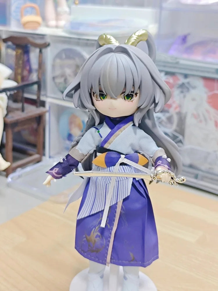 Original VSINGER Vsinger Luo Tianyi Qiu Meng Tianyi 18CM Collection Anime Doll  1/12 mjd Scale Action Figure Toys Chinese classi