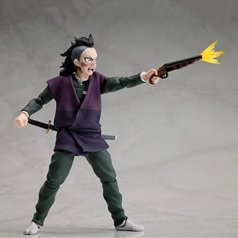 In Stock Original Genuine ANIPLEX BUZZmod. Shinazugawa Sanemi & Genya Demon Slayer Action Anime Figure Collectible Model Dolls