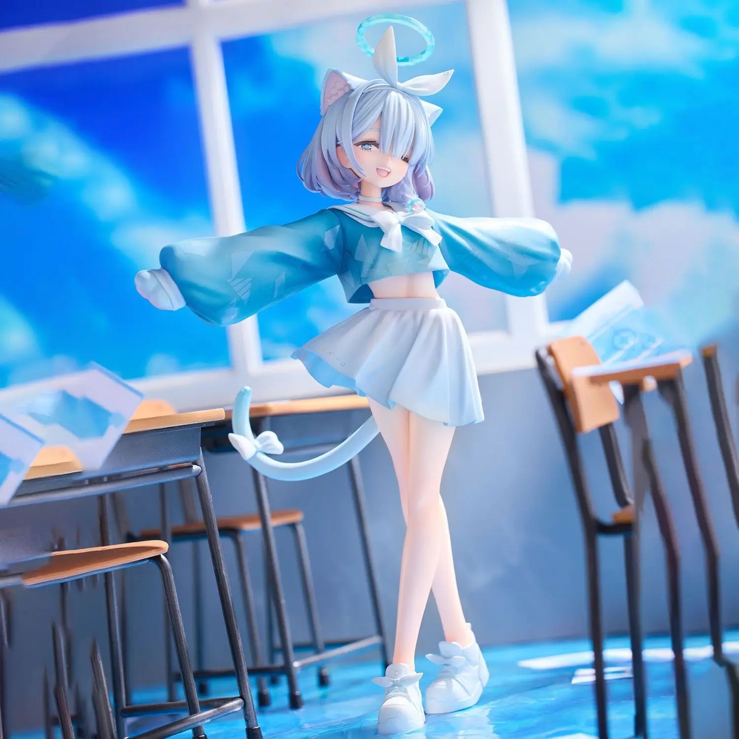 Blue Archive Tsukatsuki Rio Plana Multiple Roles Game Girl Figure Model Statue Boys Collection Desktop Decoration Ornament Toys