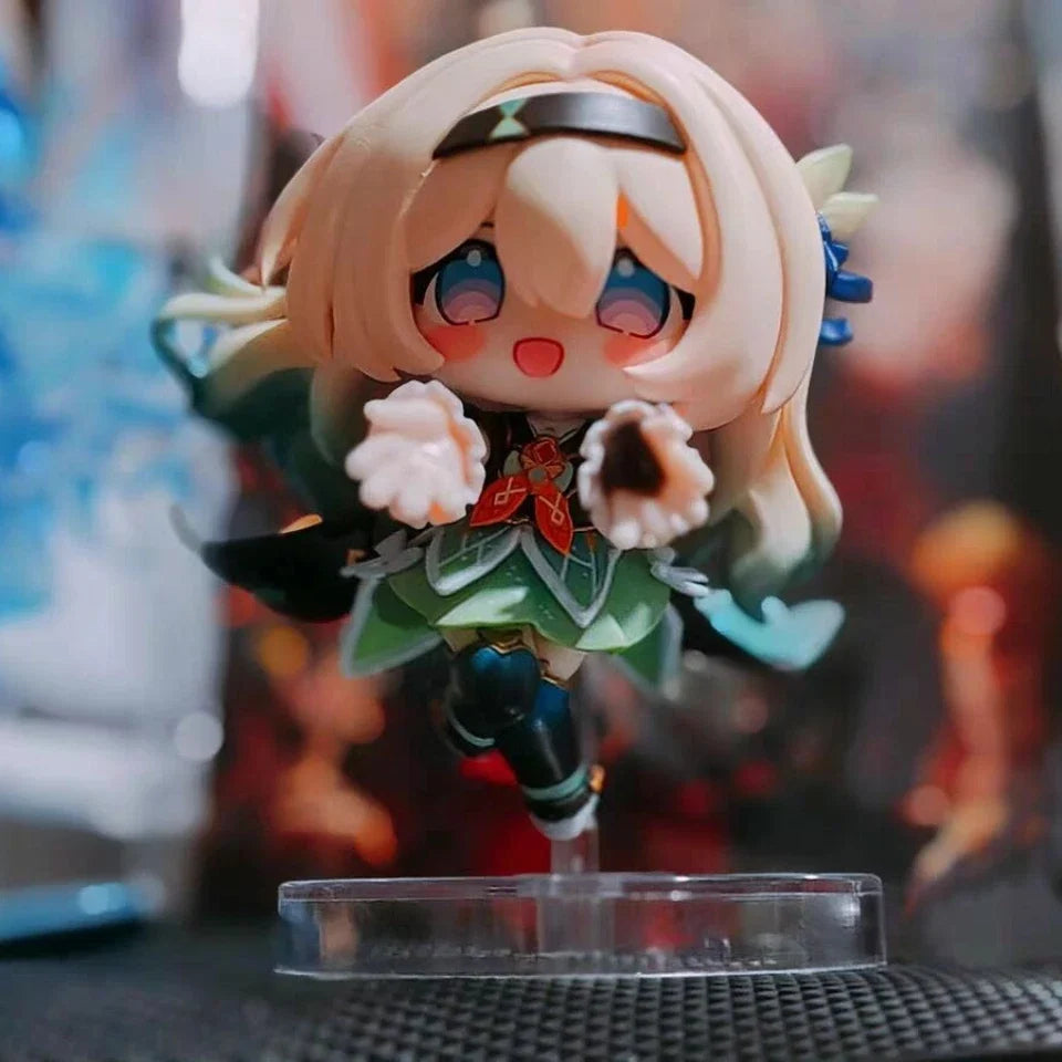11cm Firefly Q Version Figure Honkai Star Rail Anime Figure Beautiful Girl Game Peripherals Desktop Decoration Best Gift for Boy