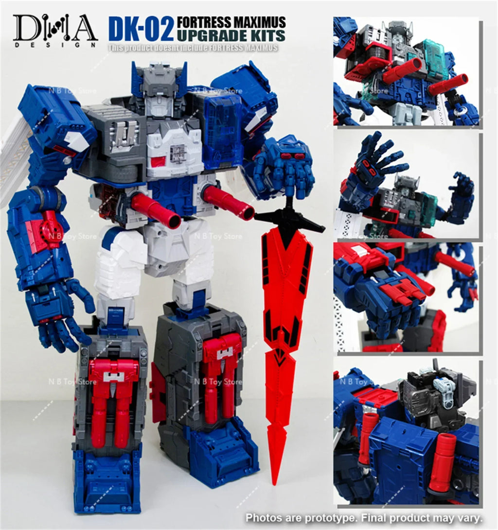 【In Stock】 DNA Design DNA DK-02 DK-04 Update Kits for Fortress Maximus Action Figures Accessories