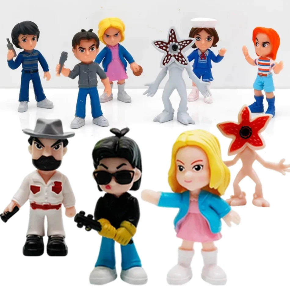 6-8pcs/set Anime Figure Style Dolls Man-eating Flower Toys Figurine PVC Anime Figures Collection Cute Toys  Christmas gifts