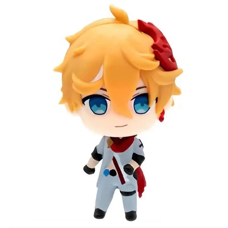 Anime Genshin Impact Kawaii Figure Paimon Amber Klee Kelly Action Figure Cute Game Figurine Model Kid Toys Children's Day Gifts