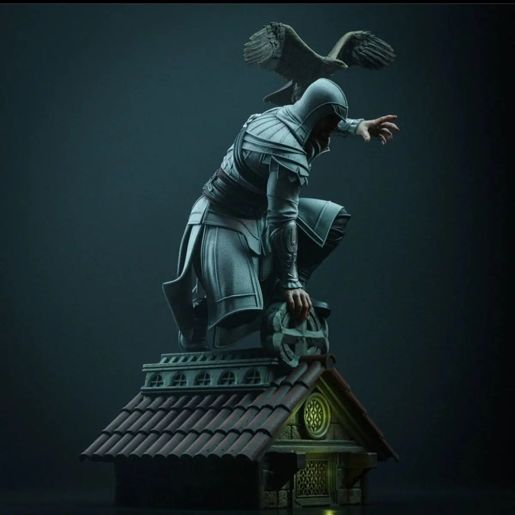 3D Printed Resin Models Creed Assassinator Aegio High-precision Mold Toy Painting Practice Ornaments