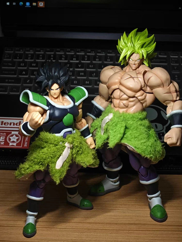 1/12 Scale Super Saiyan Broli Anime Soldier Deep/Green Mini Hemline Toys Accessory For Dragon Ball 6" Shf Figure Decoration