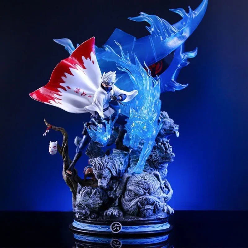 Gk NarAAHatake Kakashi Anime Figure, Cs Sixième Génération, Statue Ninja, Décoration,  Action Butter Model, Boy ToyGift, 27cm