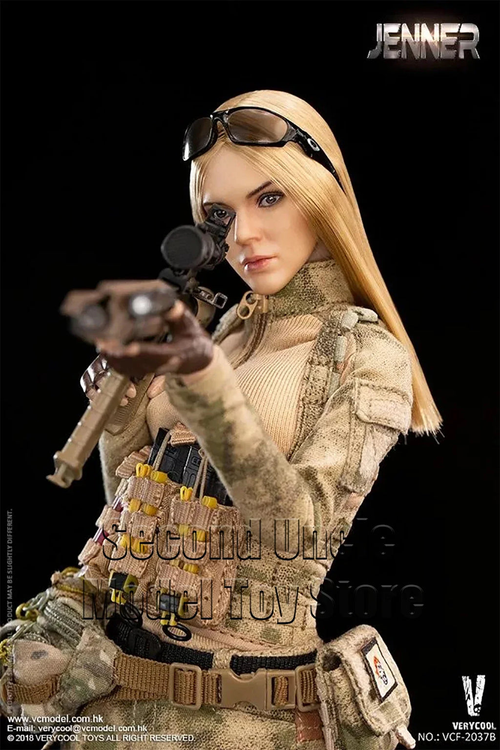VERYCOOL VCF-2037 1/6 Ruins Camouflage Female Soldier Jenner 12'' Military Action Figure Full Set Collectible Model Toys Gifts