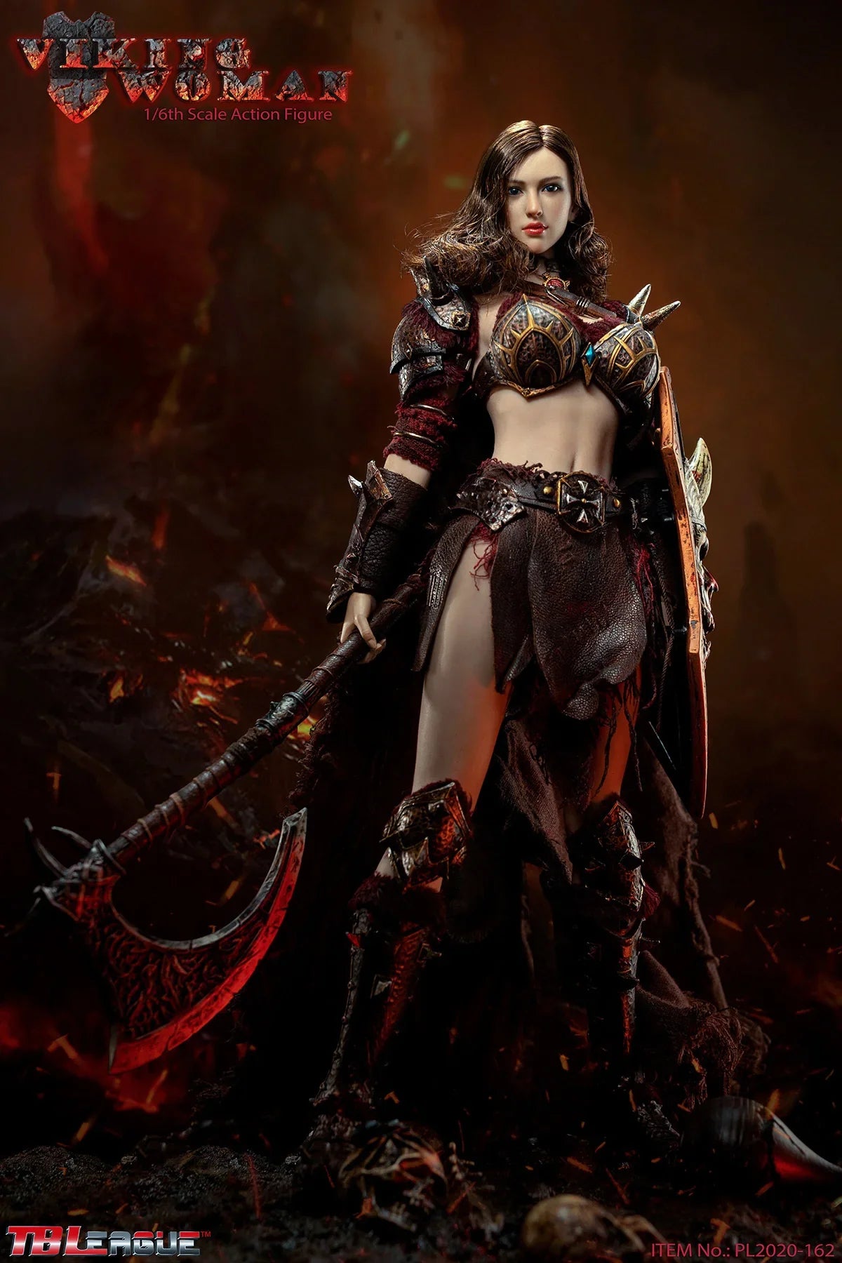 Brand New Original TBLeague PL2020-162 1/6 Scale Viking Woman 12'' Full Set Collectible Female Soldier Action Figure Model Toy