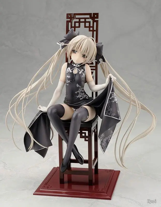 Original in Stock Alter Kasugano Sora Black Cheongsam 1/7 Figures Model Toys Gifts Collection Ornaments