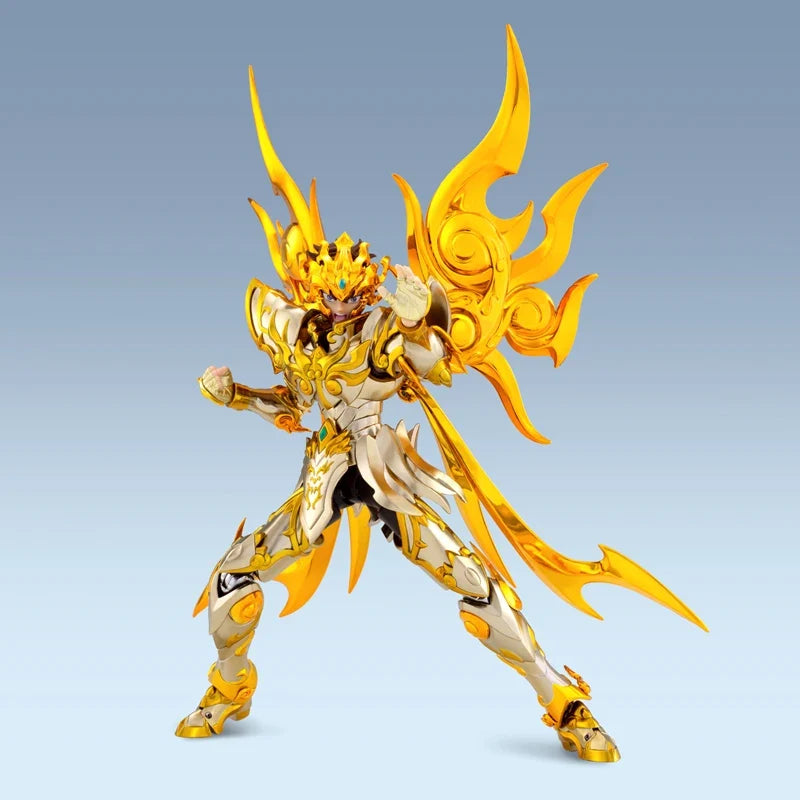 Toypoint/TP Saint Seiya Myth Cloth EXM Leo Aiolia God SOG And Totem/Object Gold Knights of the Zodiac Action Figure In Stock