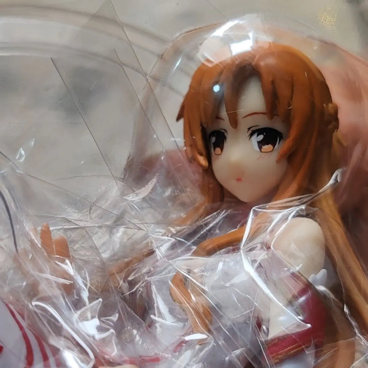 7cm Sword Art Online Yuuki Asuna Lying Posture Anime Figure Model Statue Boys Collection Desktop Decoration Ornament Toys Gifts