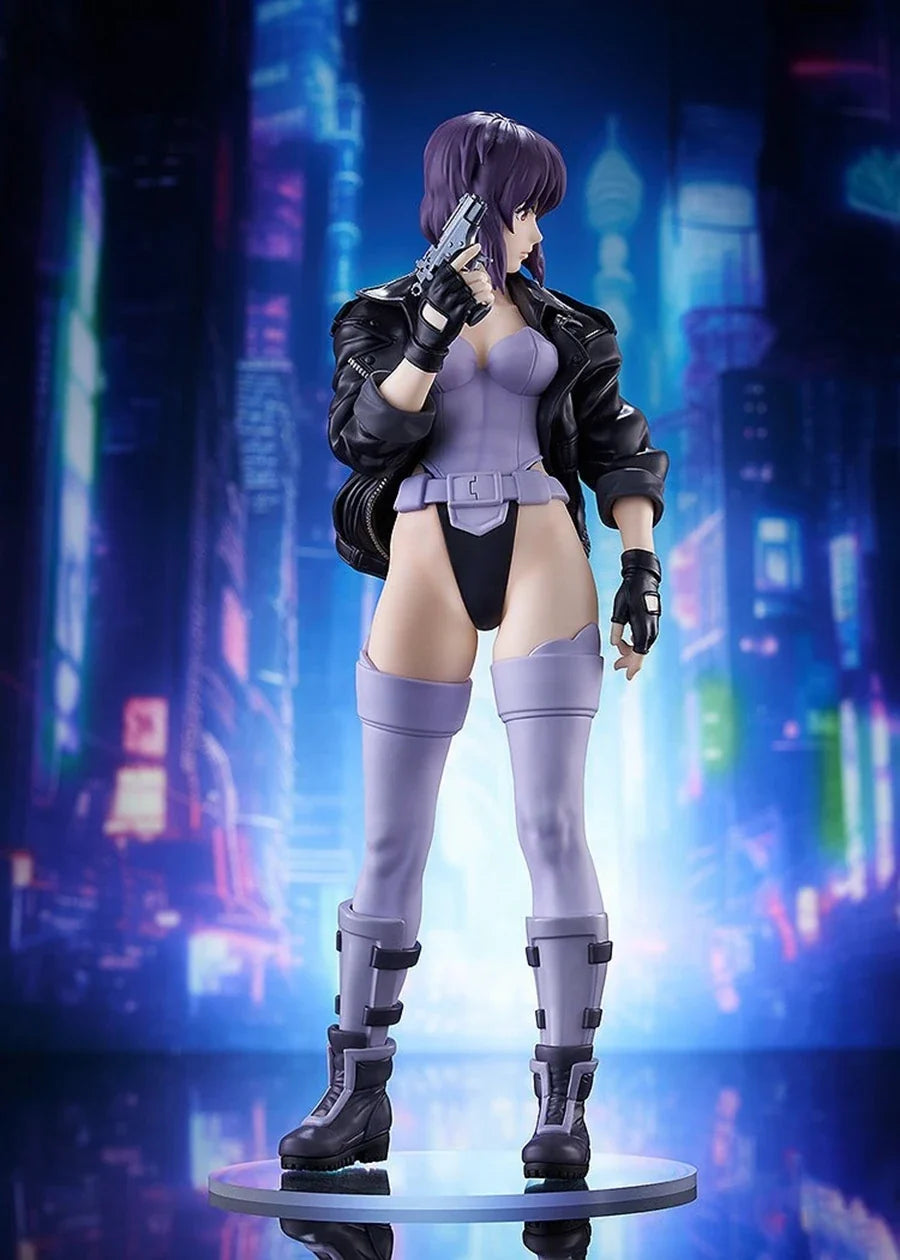 18cm/7.09in Koukaku Kidotai S.A.C. Anime Figure Kusanagi Motoko Action Figure Room Decorations PVC Collection Model Doll Toys