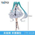 Original Taito Hatsune Miku Anime Figure Fairy Tale Wonderland Cinderella 18cm Model Ornament Toy Girl Birthday Gifts ﻿