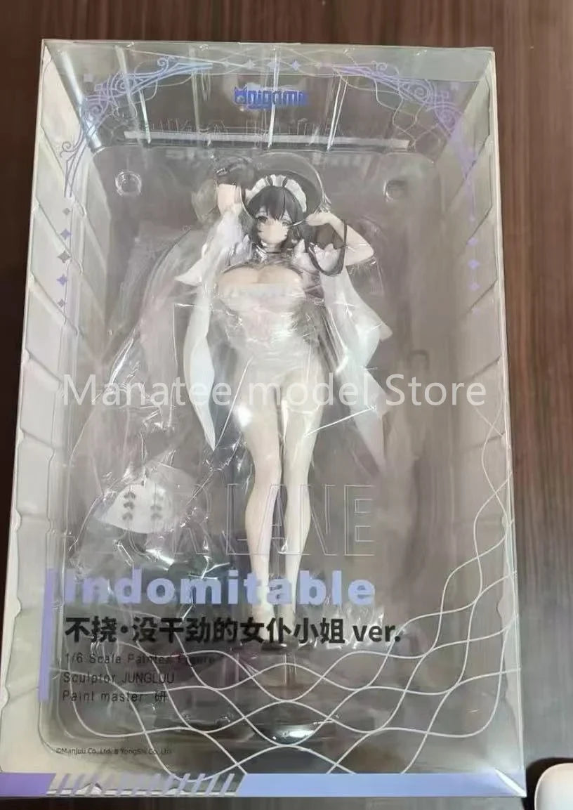 AniGame Original Indomitable Ms. Motivationless Maid Ver. 1/6 PVC Action Figure Anime Model Toys Collection Doll Gift