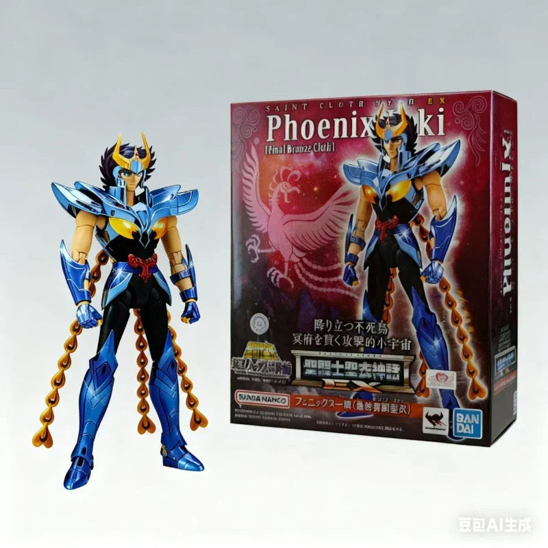 Bandai Original Heiliger Stoff Mythos Animationscharakter Phoenix Ikki Actionfigur Spielzeug Kindergeschenk Sammlung Modell Ornament