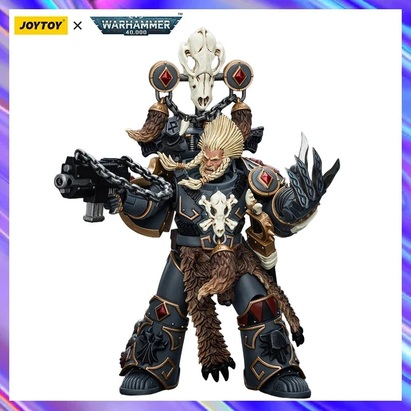Original in Stock JOYTOY Space Wolves Geigor Fell-Hand 1/18 Figures Model Toys Collection Gift Ornaments