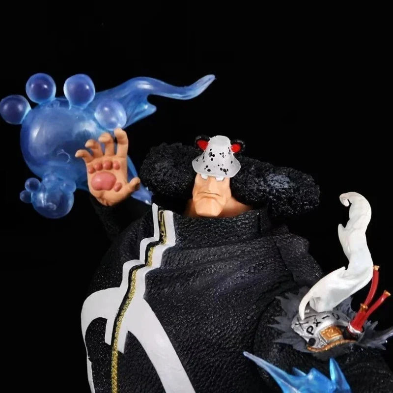 One Piece Tyrant Bartholomew Kuma Figure With Interchangeable Hands Anime Statue Model Warlord Collectible Gift