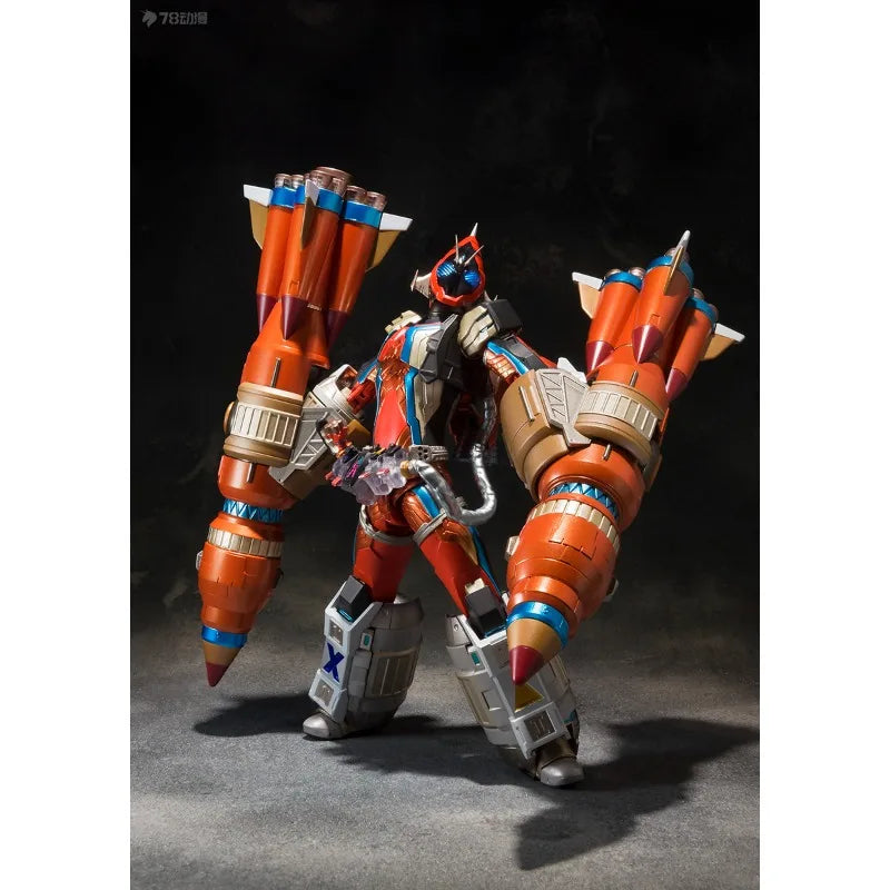 BANDAI Genuine S. I.C. Series Movable Toys Limited Edition Kamen Rider Amazon Omega， Fourze (Rocket Form) Finished Product Model