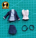 【30days made】 1/12 Handmade Female Soldier 5-Piece Set Pretty Girl For 6inch 30ms Kotobukiya Action Figure Model For DIY