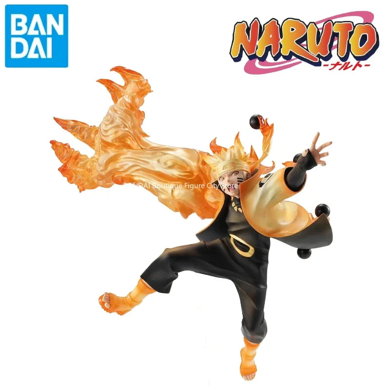 Spot Goods Bandai Mega House Figure Series G.E.M. Uzumaki Naruto Six Paths Sage Mode Action Anime  Model Gift