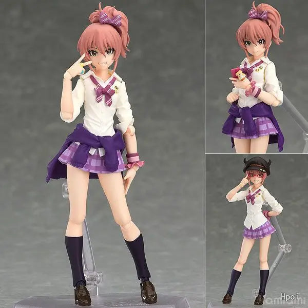Original Max Factory Figma#268 THE IDOLM@STER Cinderella Girls Jougasaki Mika Anime Figure Model Toy Gift Collection