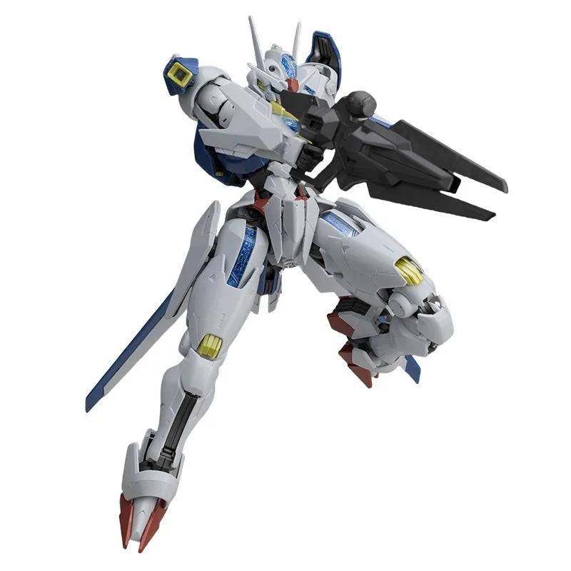 Bandai Genuine GUNDAM AERIAL [PERMET SCORE SIX] FM Anime Action Figure Robot Periphery Collectible Assembly Model Toys Children