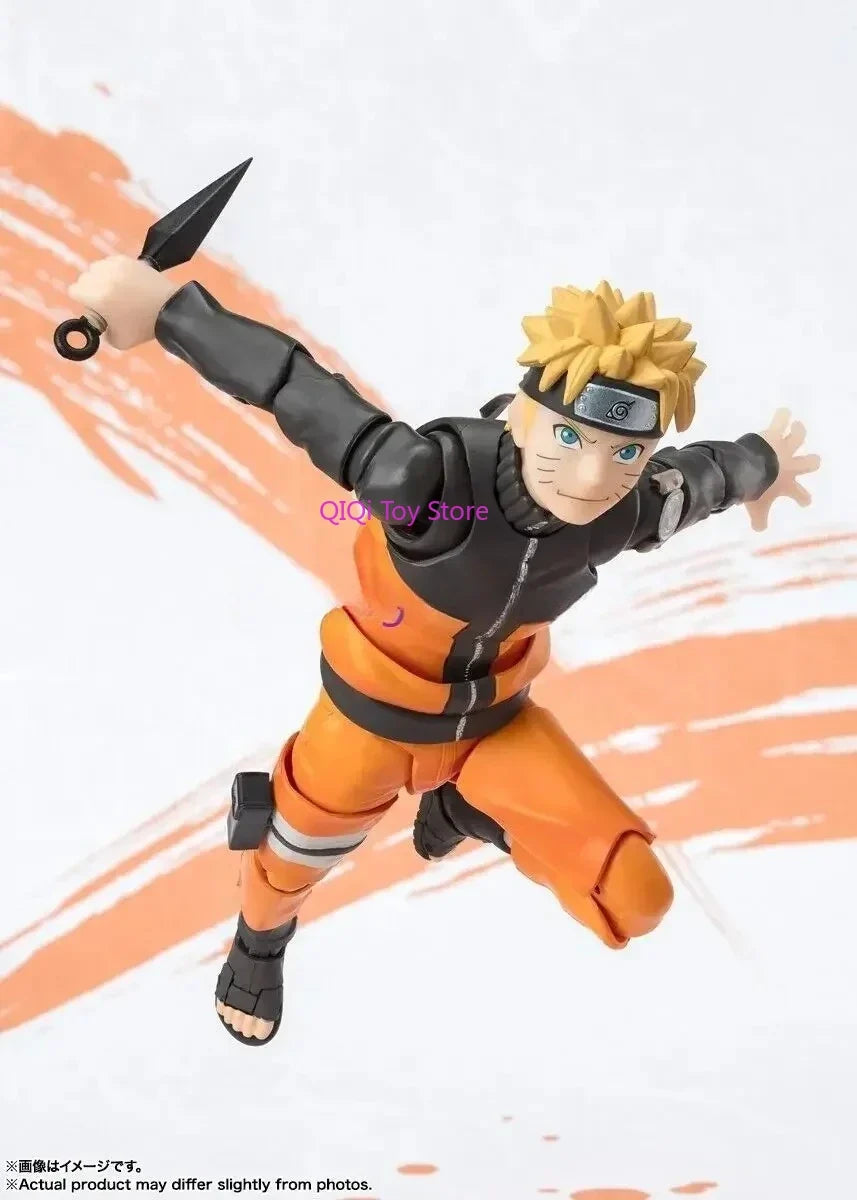 In Stock Bandai S.H.Figuarts Shf Top 99 Uzumaki NARUTOP99 Edition Action Figure Collectible Toy Gifts for Children