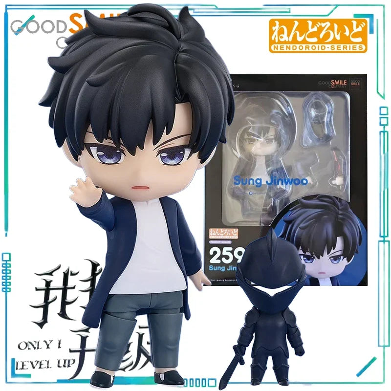 GOOD SMILE COMPANY Genuine NENDOROID Series SOLO LEVELING Anime  Sung Jin Woo Model Toy Movable Model Exquisite Toy Collectibles