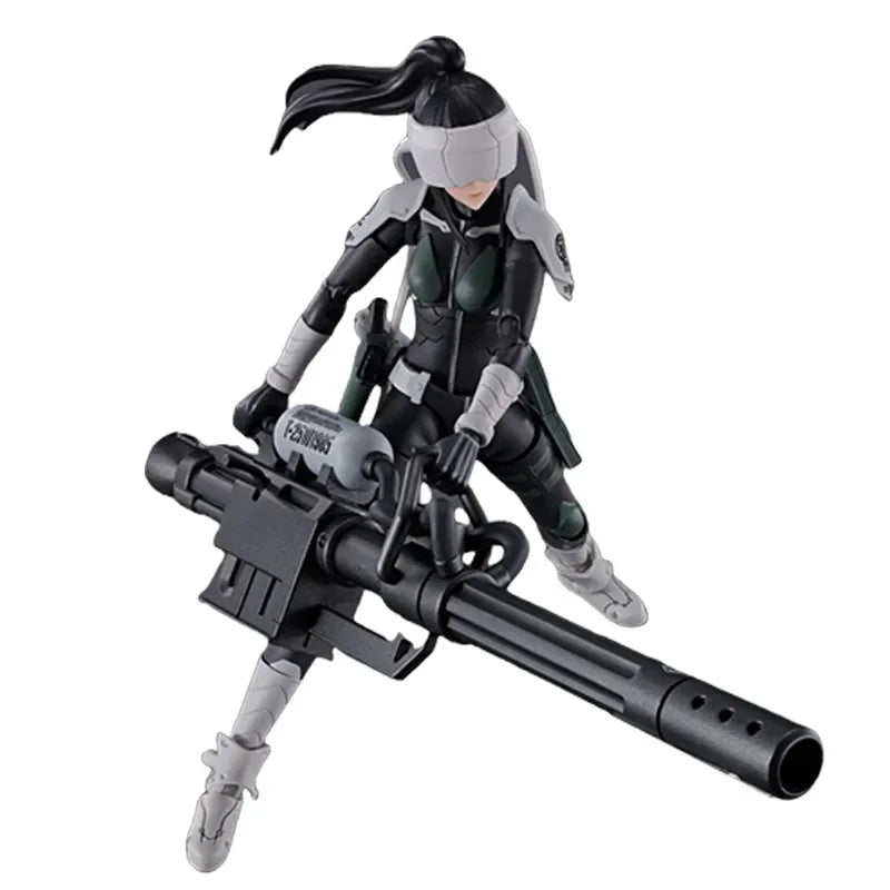 Bandai Genuine SHF KAIJU No.8 Mina Ashiro Anime Action Figure Collectible Joints Movable Finished Model Toys Ornaments Gift Kids