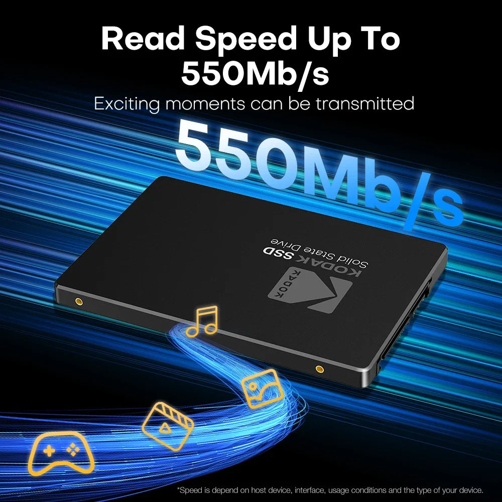 KODAK X120 Pro SSD 1TB 2.5'' SATA III Internal Solid State Drive High Speed for Laptop Desktop PC 512GB 256GB 128GB